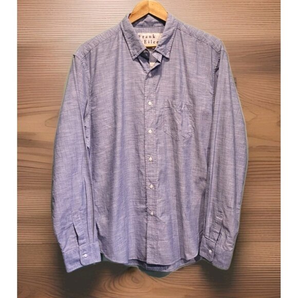 New Frank And Eileen The Don Blue Lightweight Long Sleeve Button Up Shirt XL - Picture 1 of 10